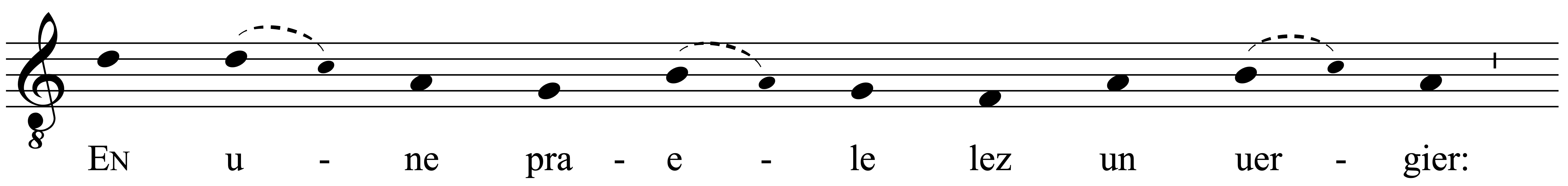 Work musical notation